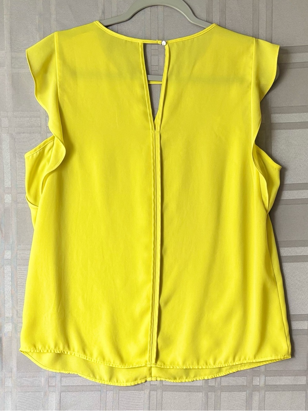 Banana Republic Sunny Yellow Ruffle Cap Sleeve Camisole